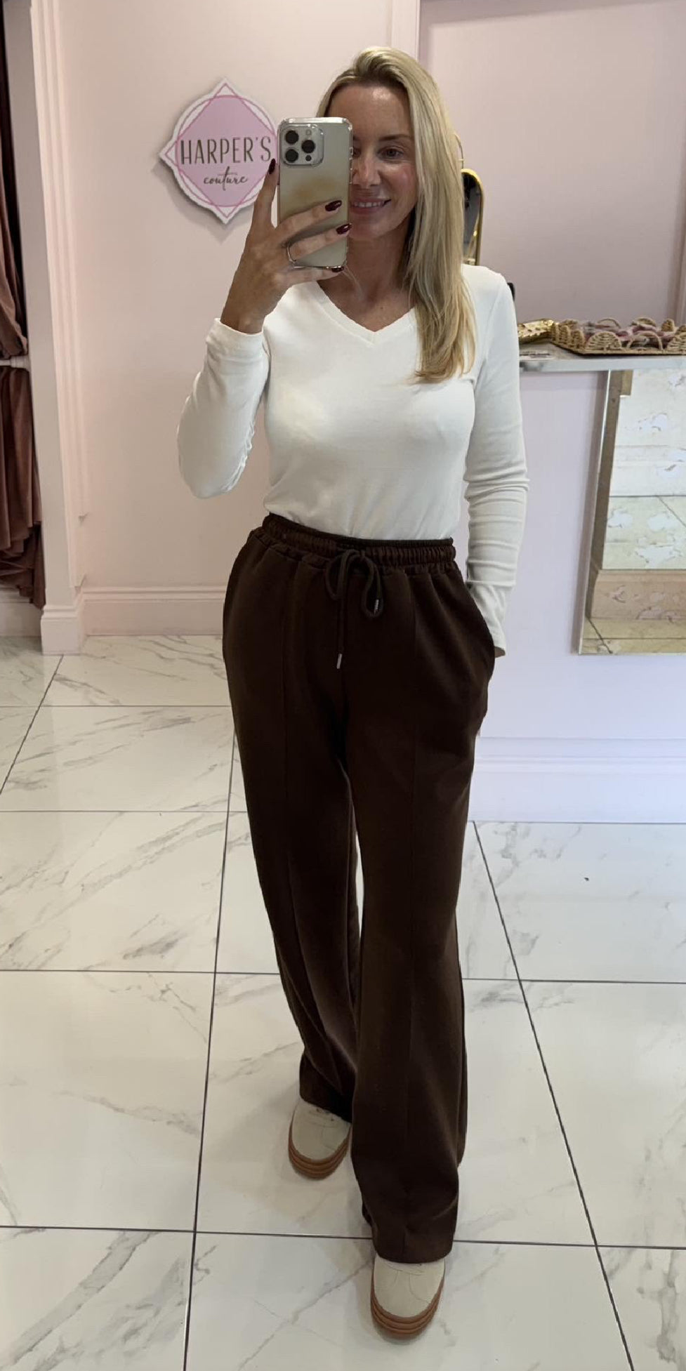 Alex Super Soft Seam Front Trousers