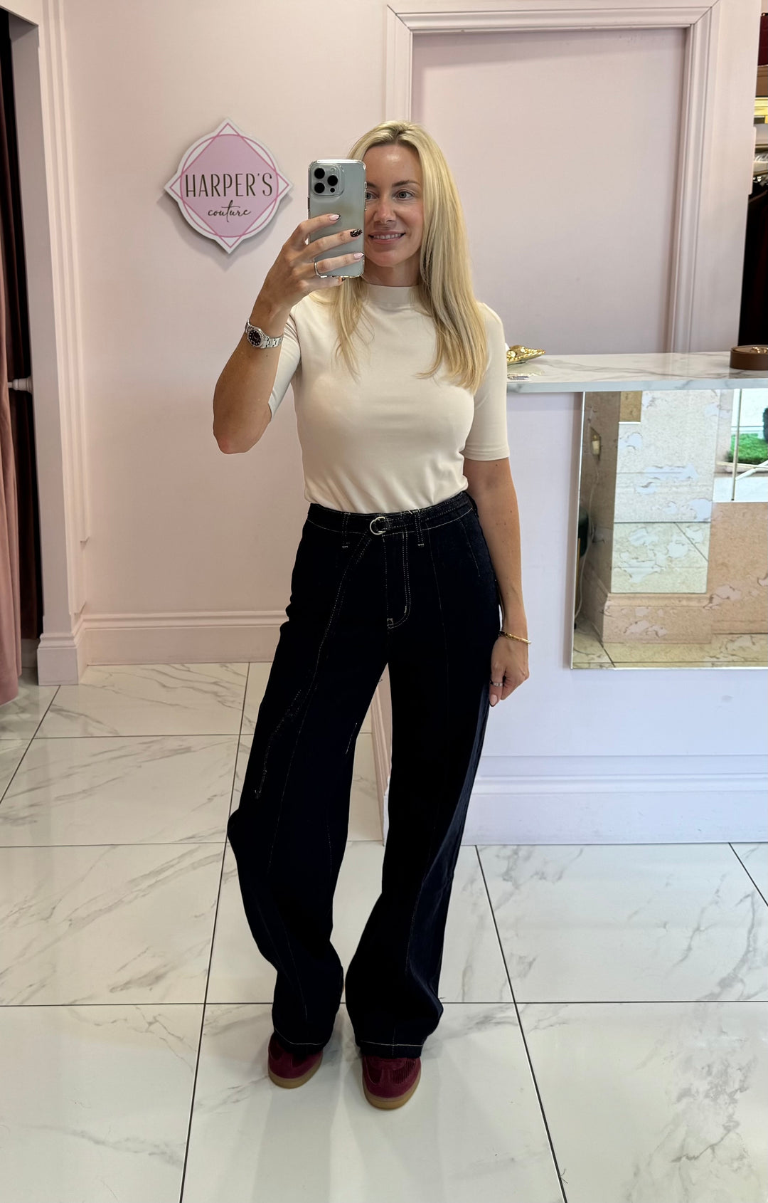 Lillie Round Neck Super Soft Short Sleeve Top