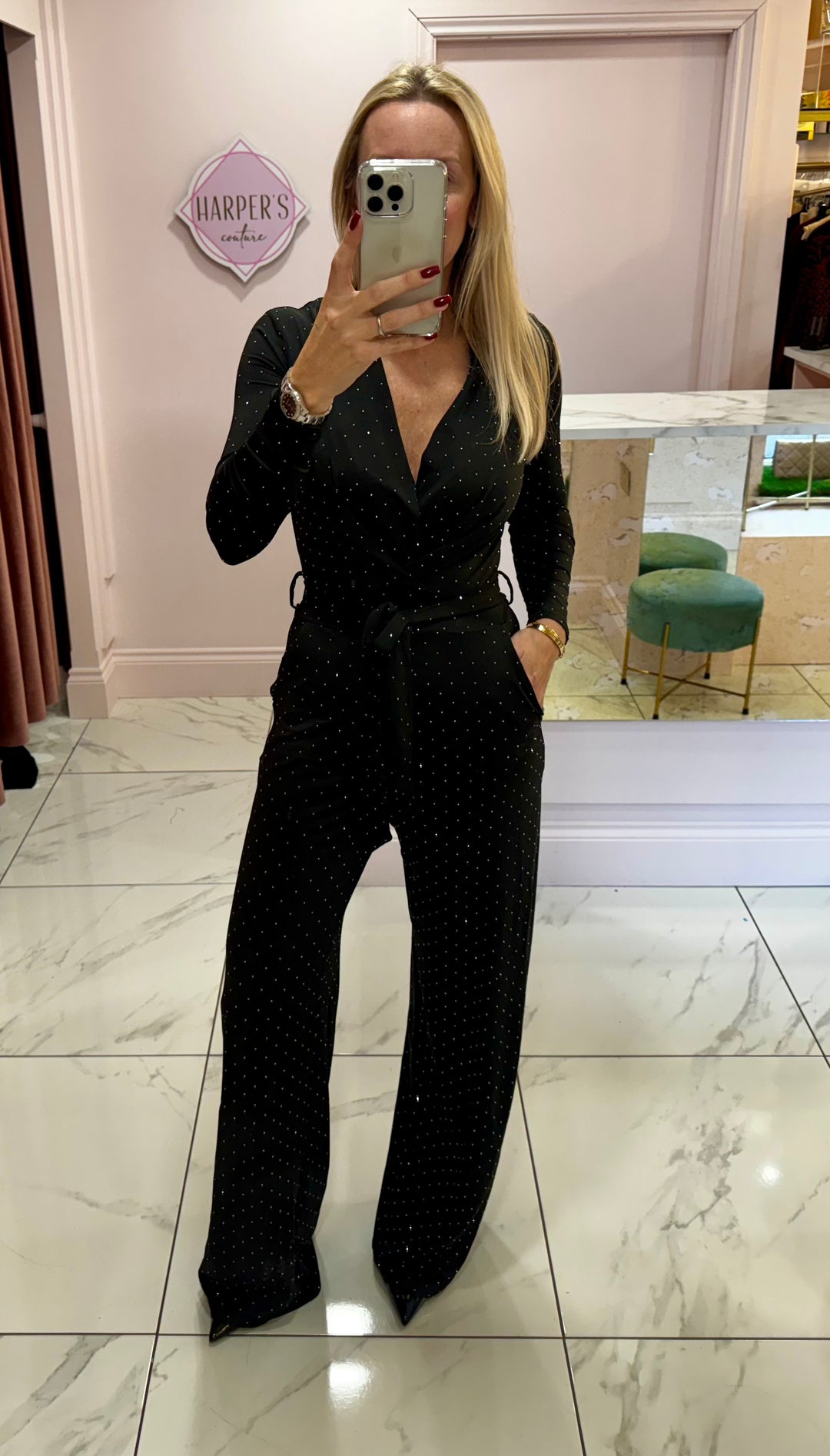 Mitzy Diamanté  Jumpsuit