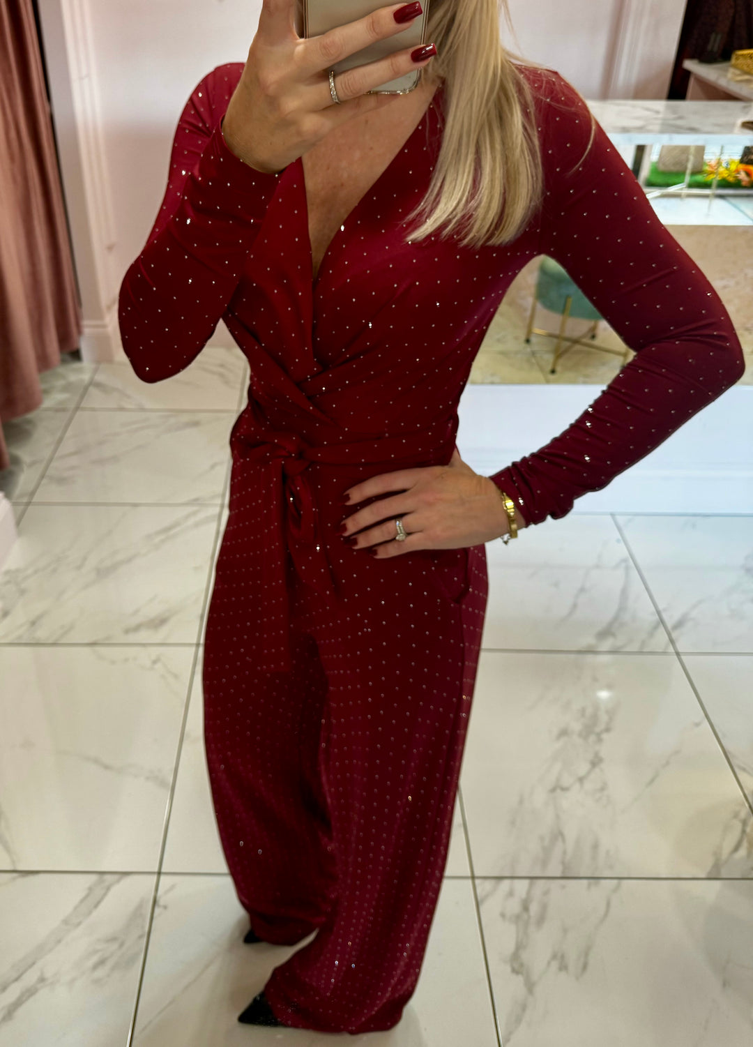 Mitzy Diamanté  Jumpsuit