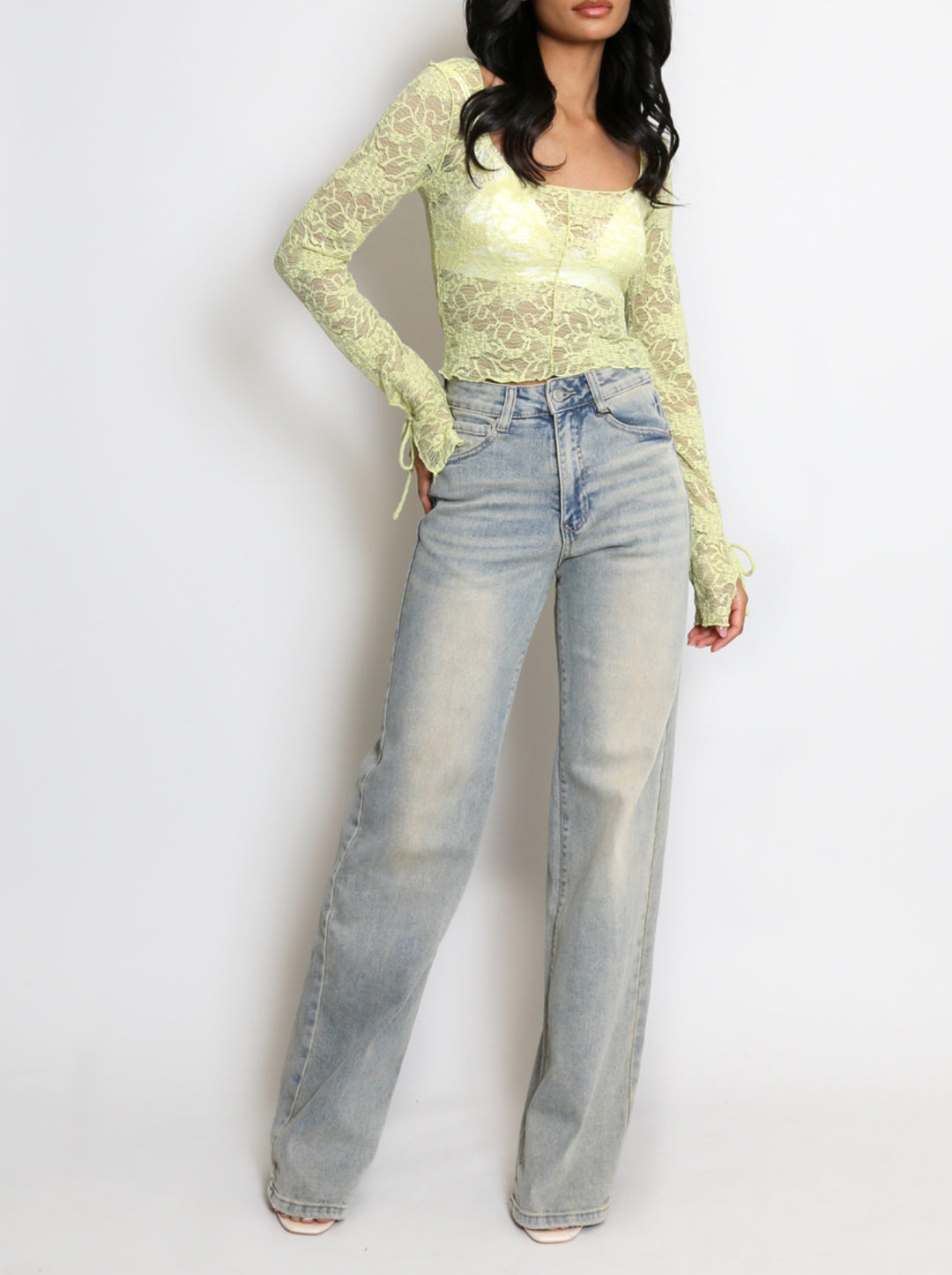 Zoe Wide Fit Extra Long Stretch Jeans