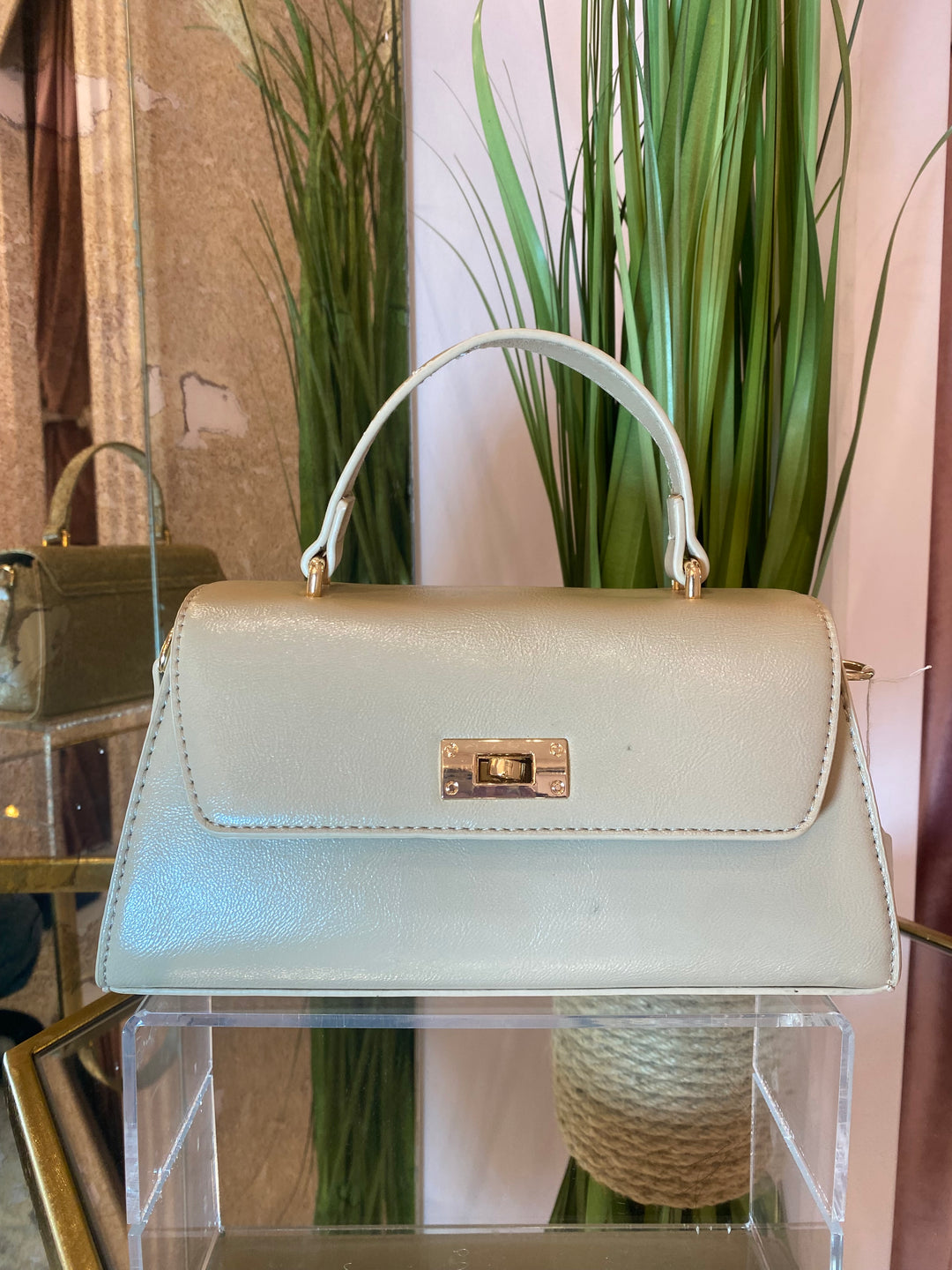 Cassey Bag With Gold Lock