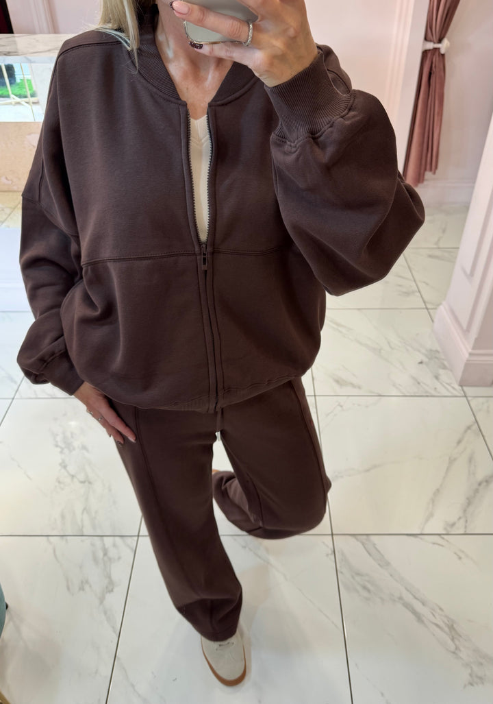 Milan Bomber Jacket & Trouser Lounge Set