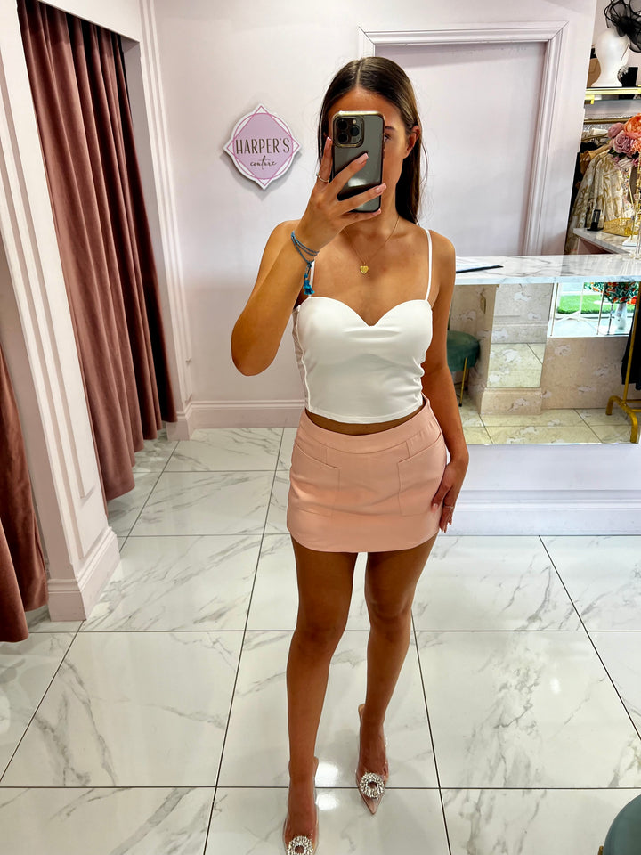 Izzy Blush Pocket Detail Skort