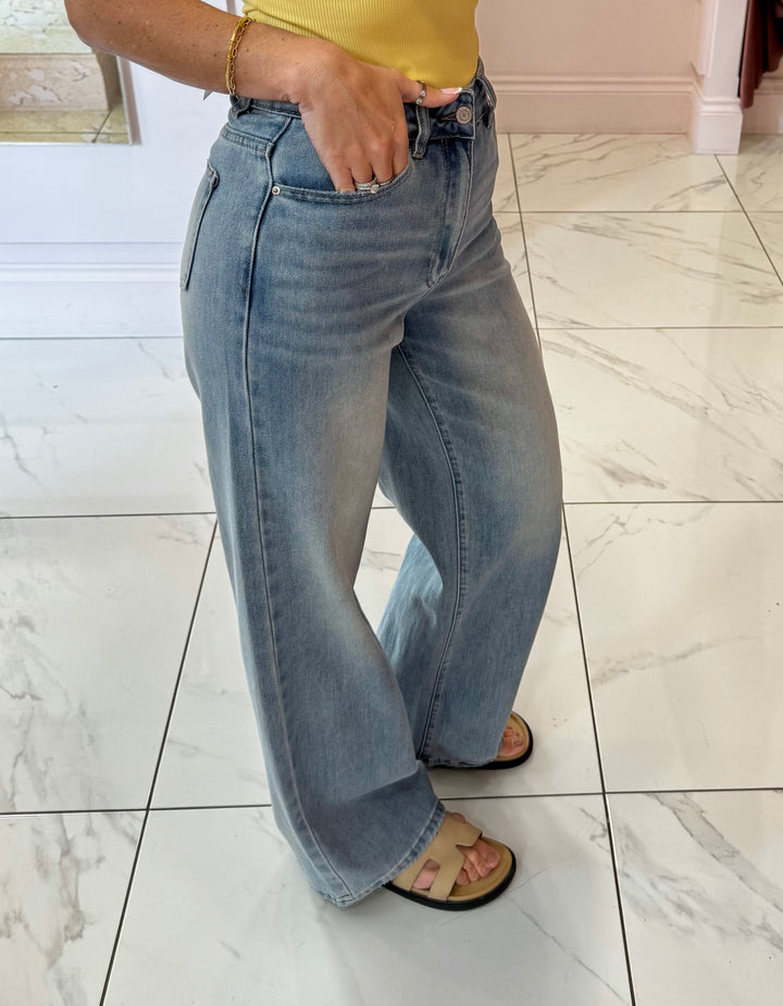 Miley Dad Fit Stretch Jeans