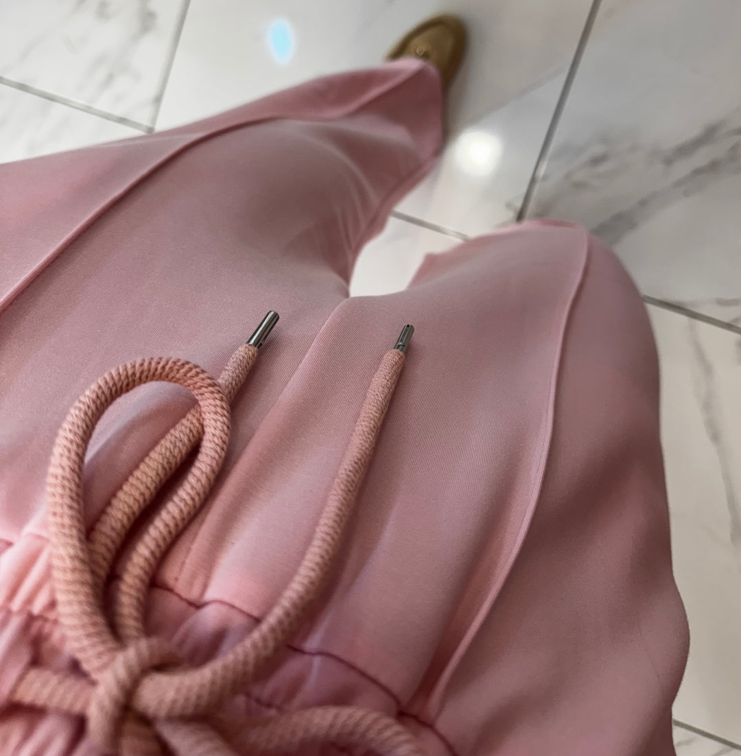 Alex Baby Pink Super Soft Seam Front Trousers