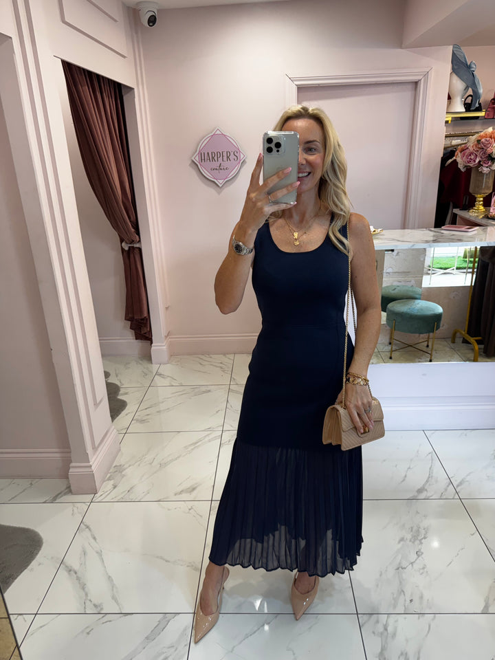 Riley Pleated Skirt detail Dress