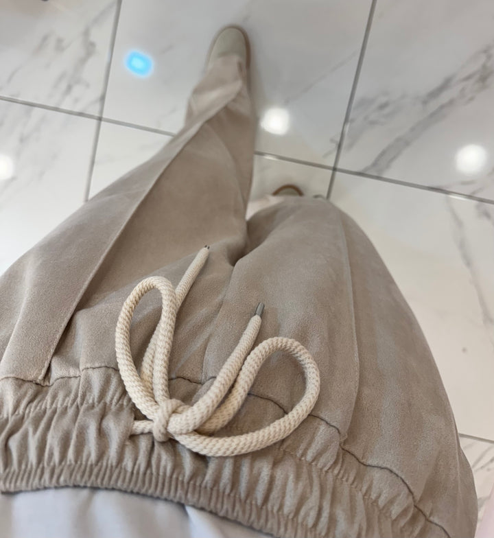 Suede Alex Super Soft Seam Front Trousers