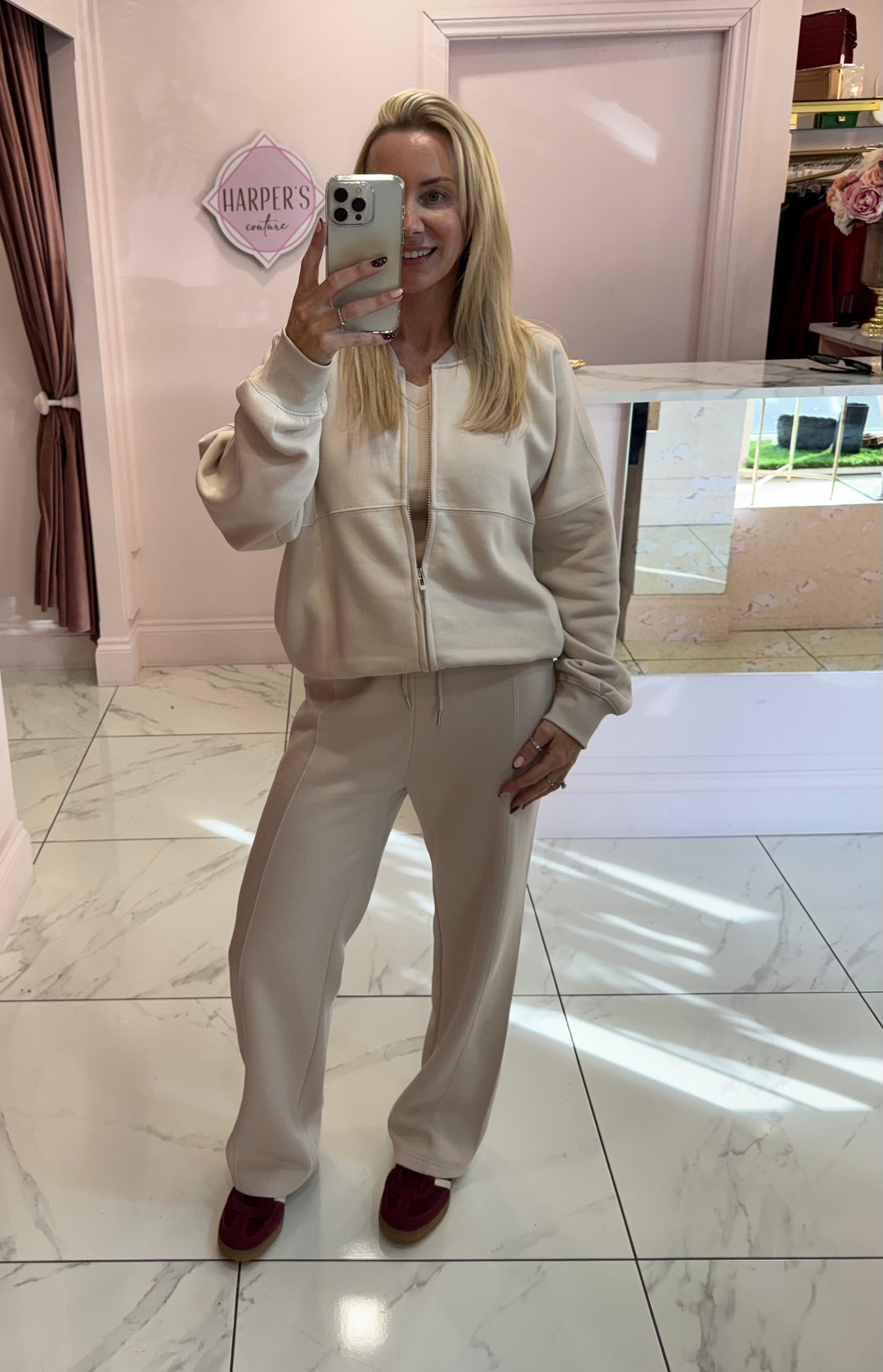 Milan Bomber Jacket & Trouser Lounge Set