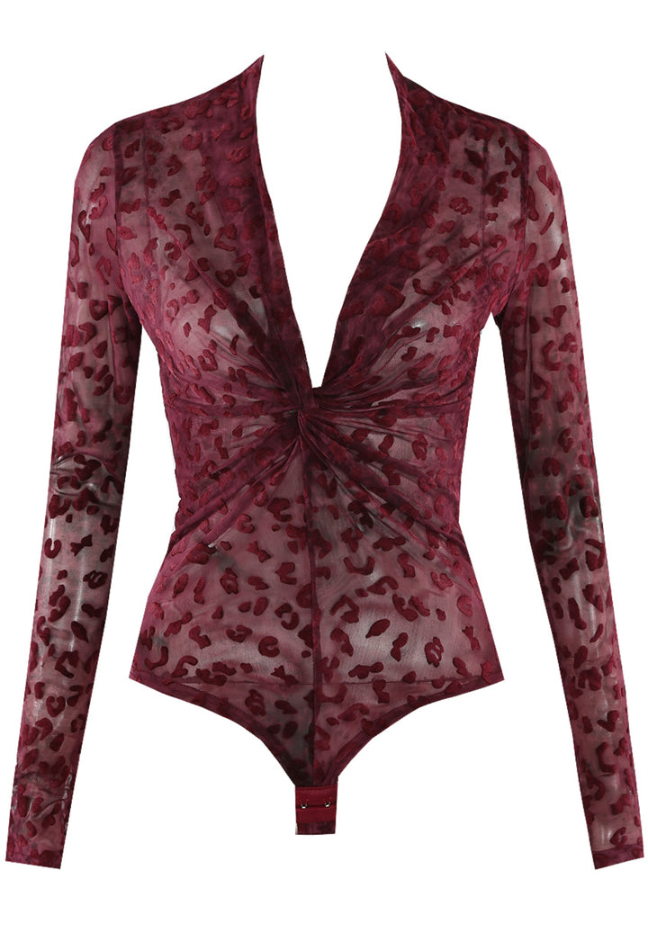 Amari Leopard Print Bodysuit
