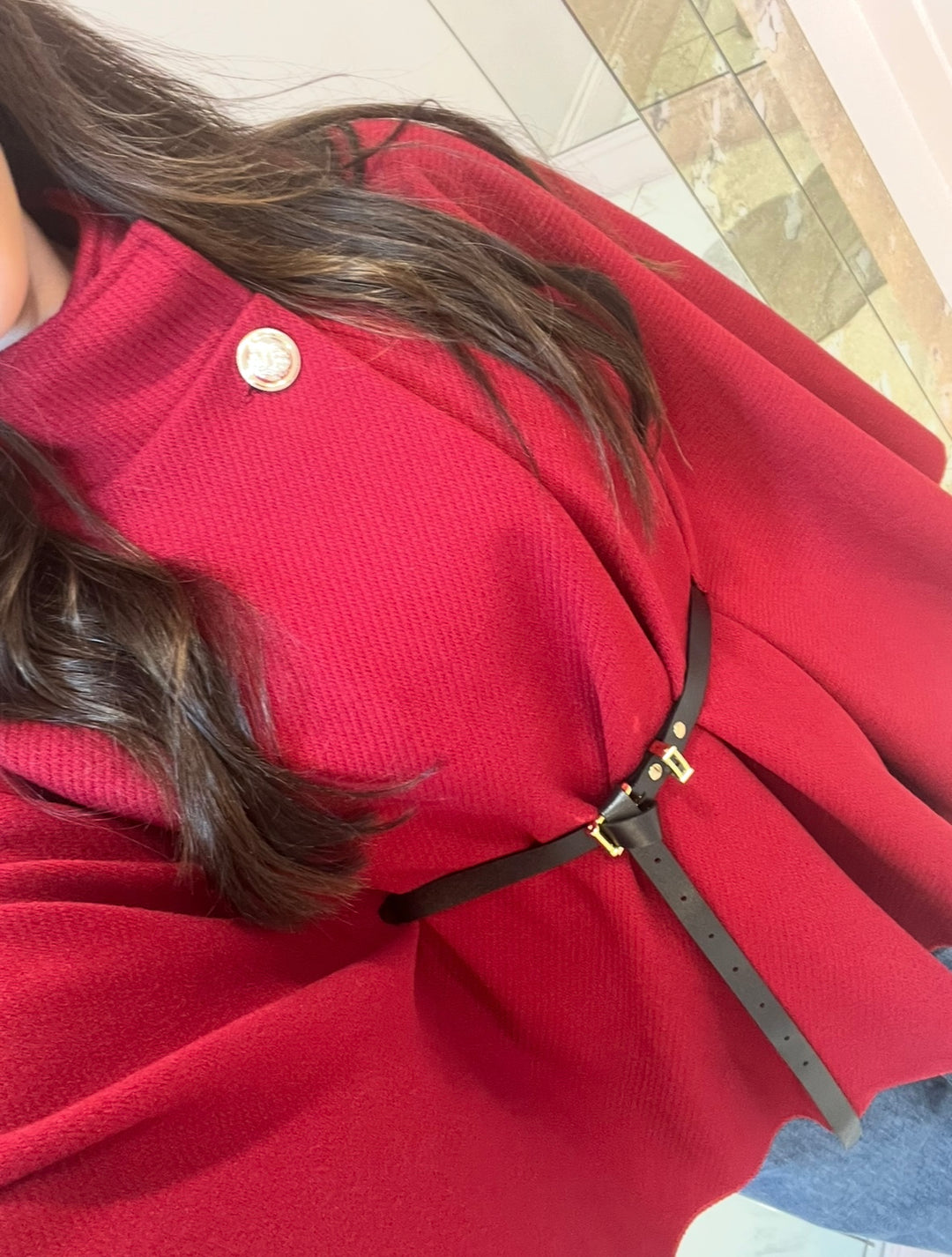 Nadine Stunning Belted Cape