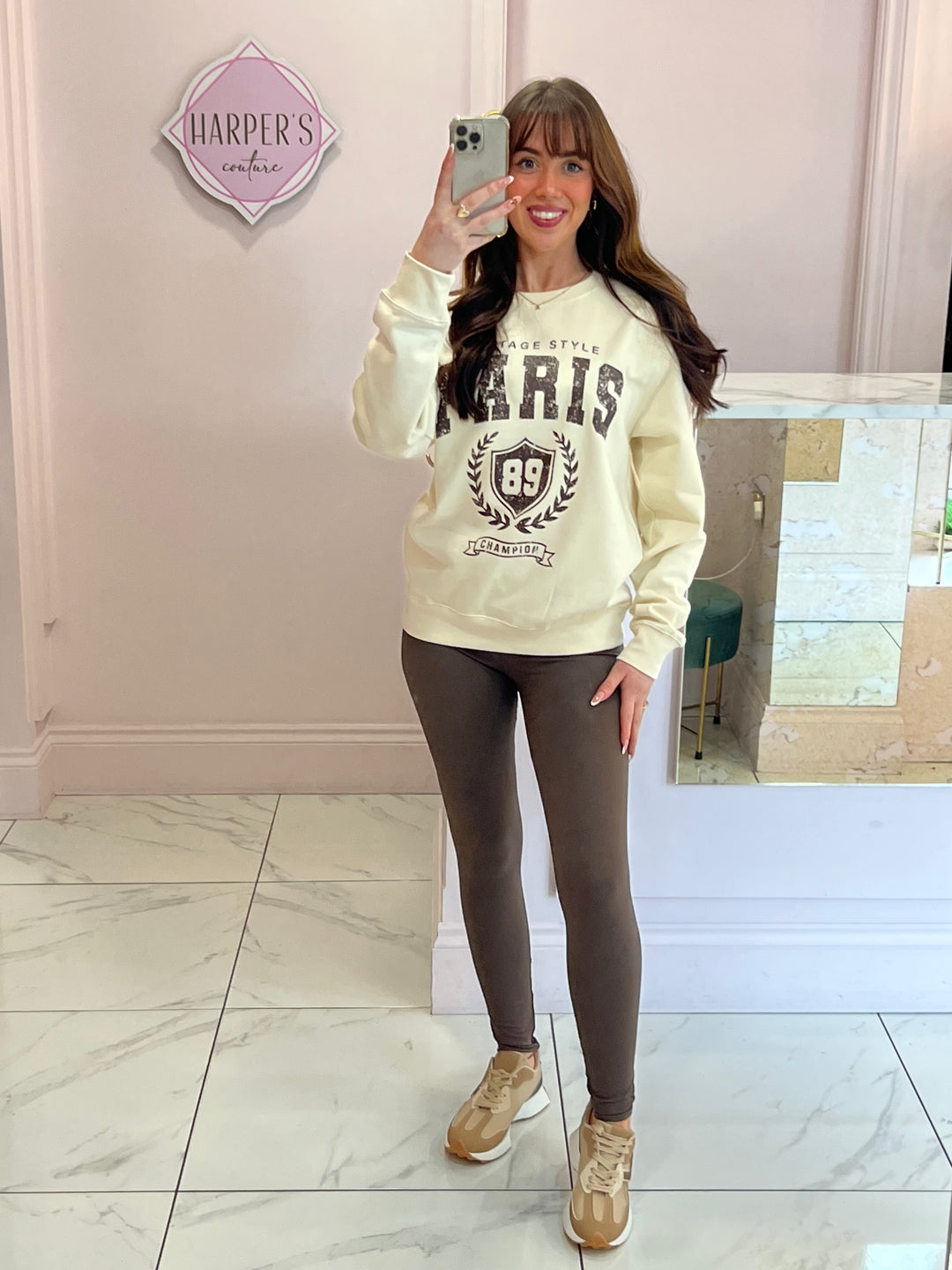 Paris Cream Sweater/Jumper