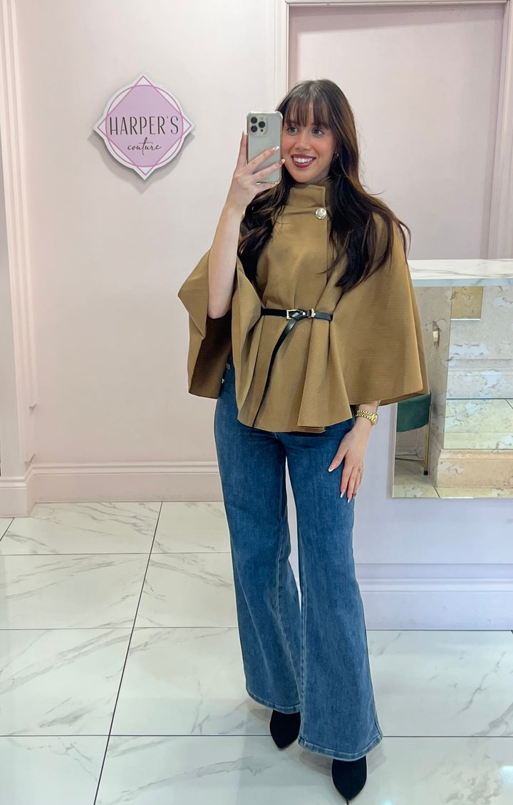 Nadine Stunning Belted Cape