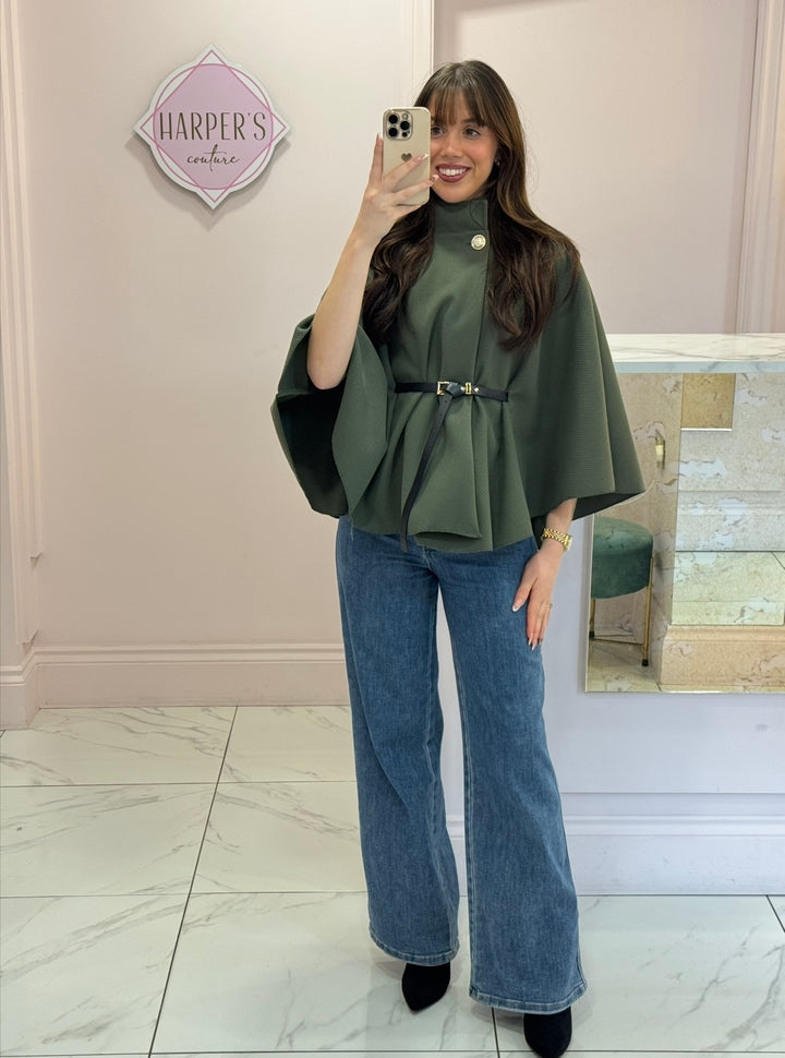 Nadine Stunning Belted Cape