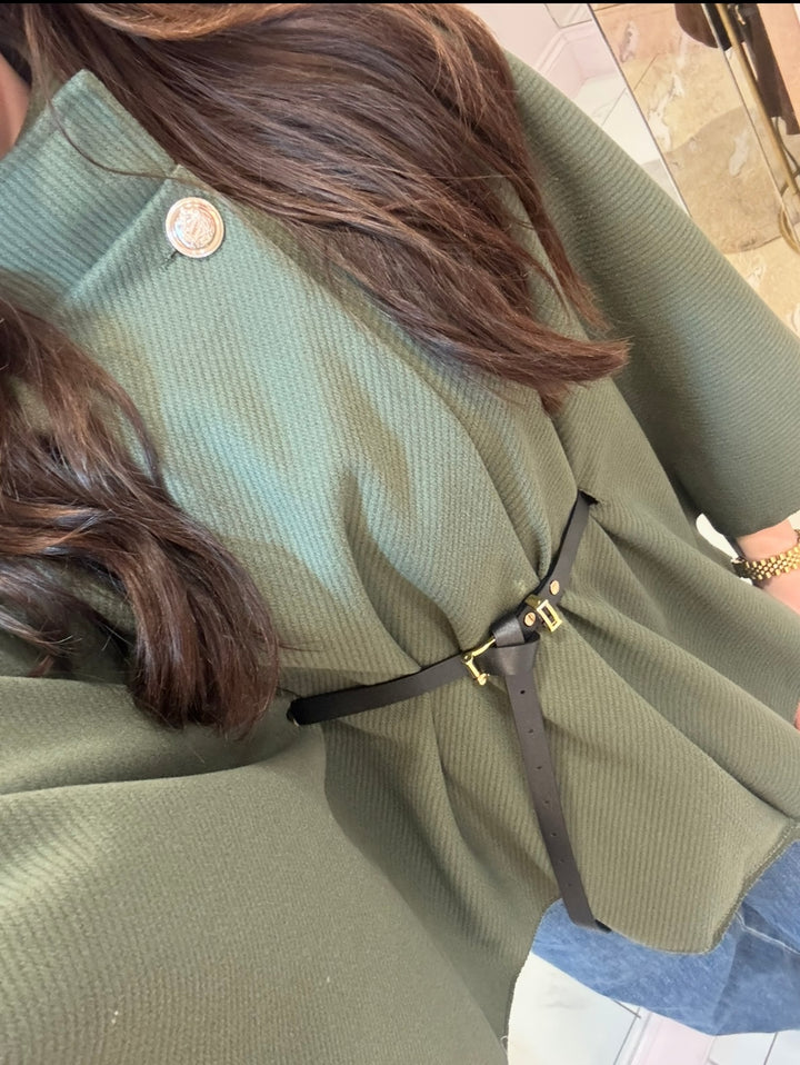 Nadine Stunning Belted Cape