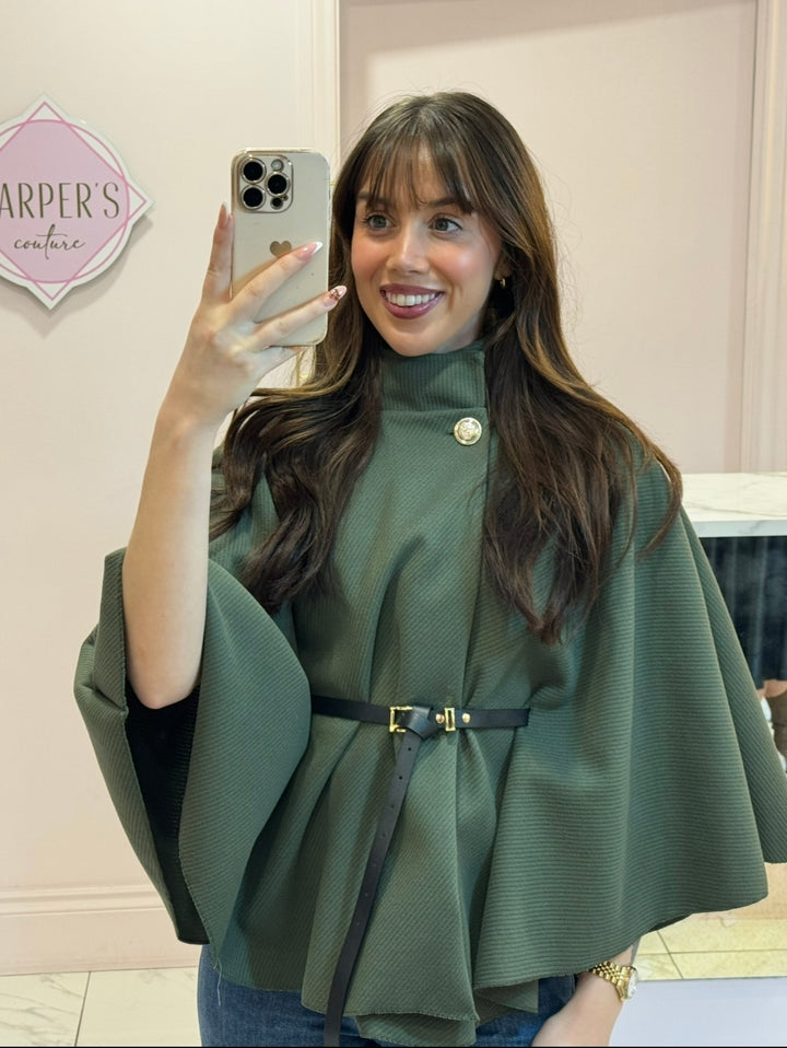 Nadine Stunning Belted Cape