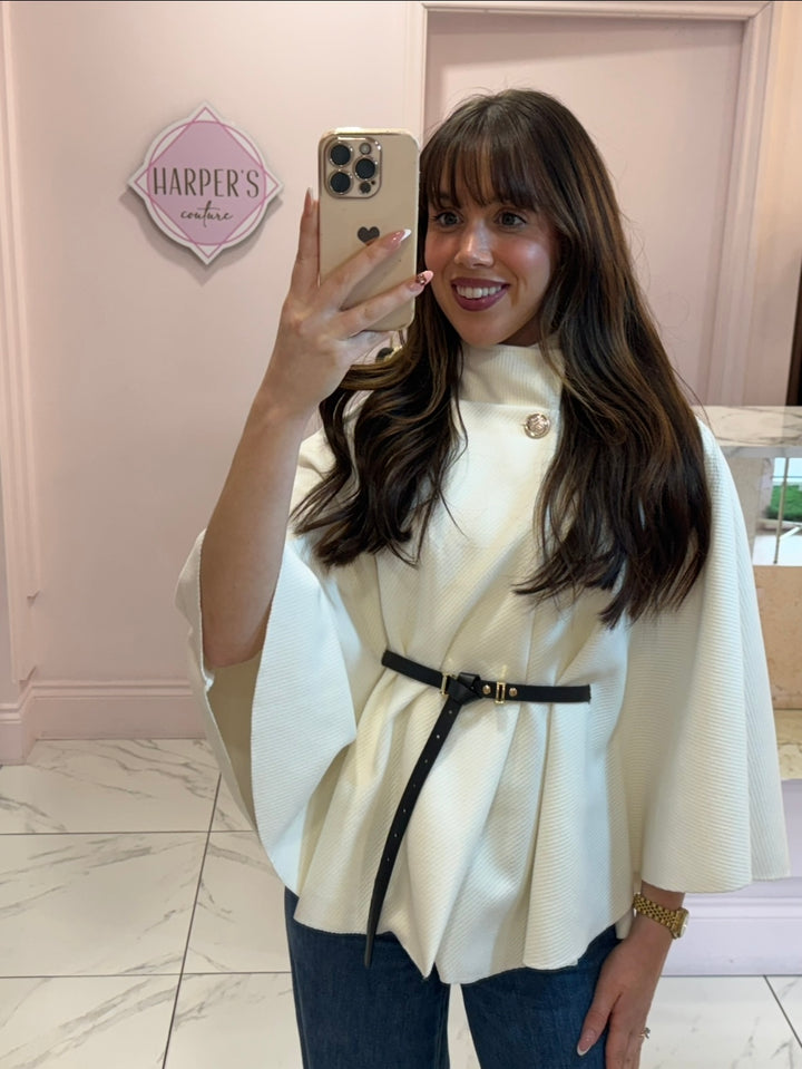 Nadine Stunning Belted Cape