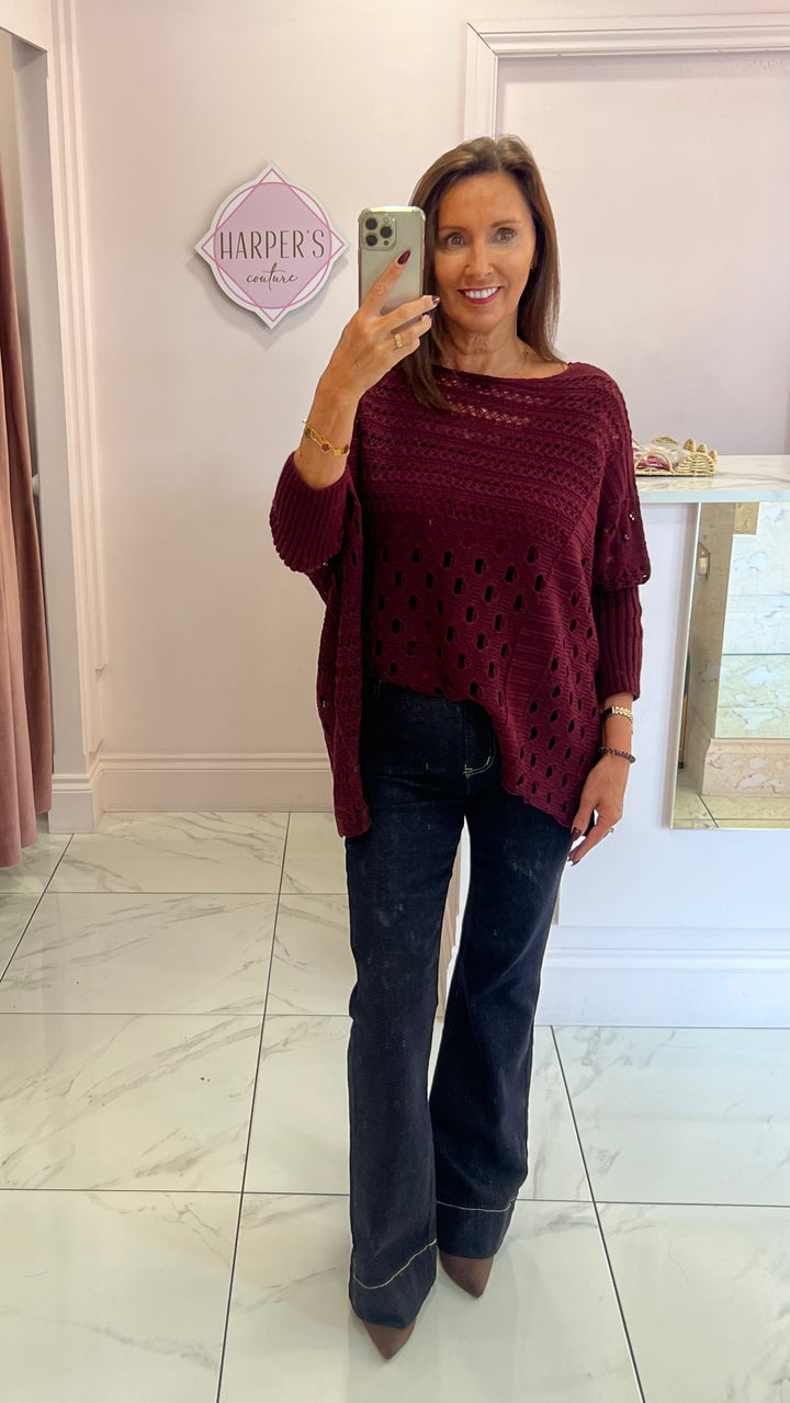 Nicola Indigo Skinny Flare Jeans