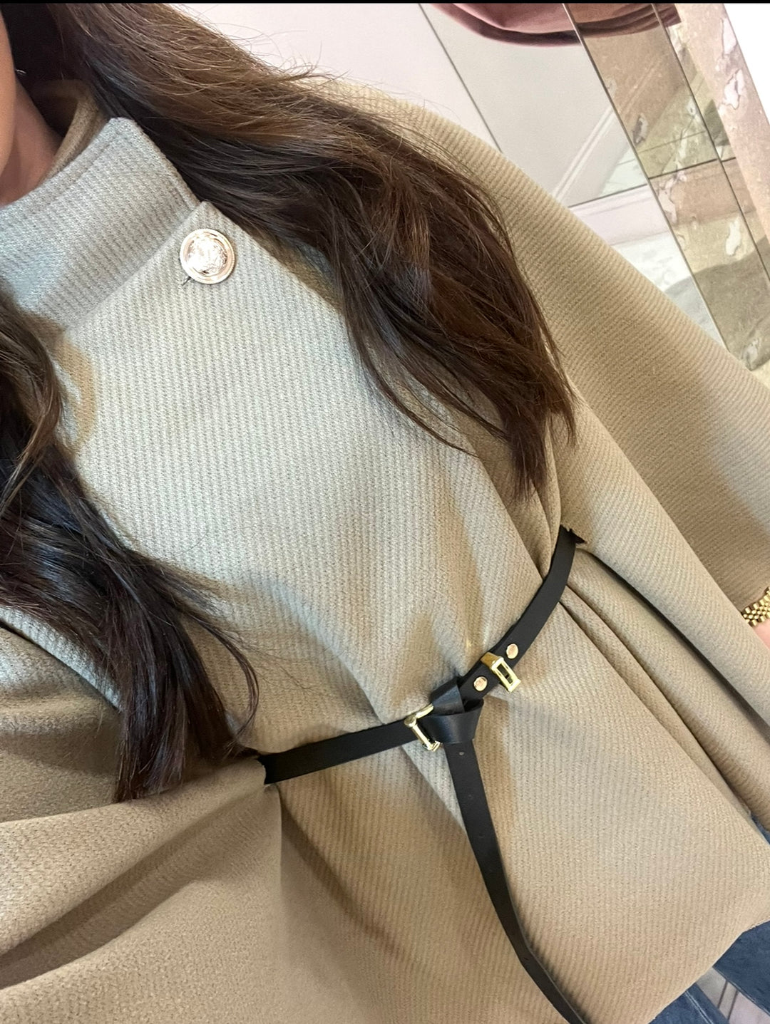 Nadine Stunning Belted Cape