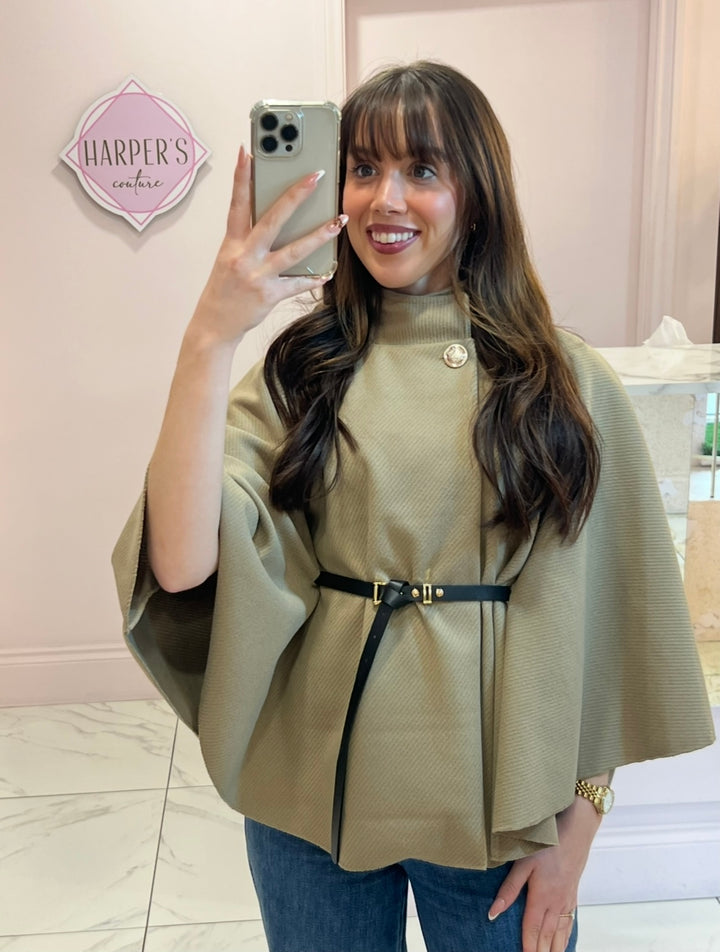 Nadine Stunning Belted Cape