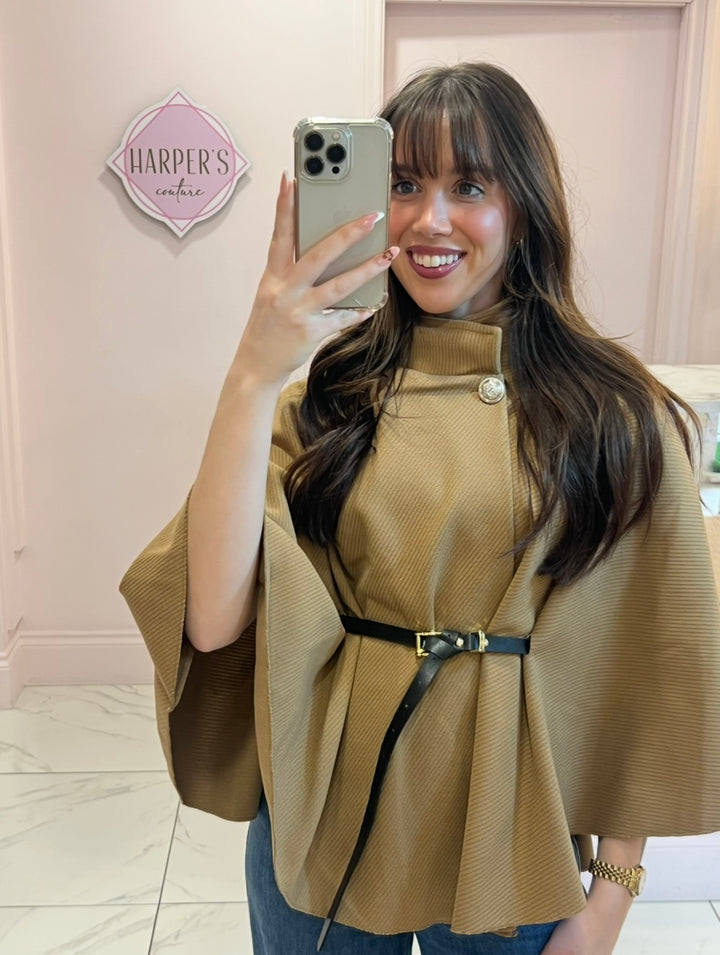 Nadine Stunning Belted Cape