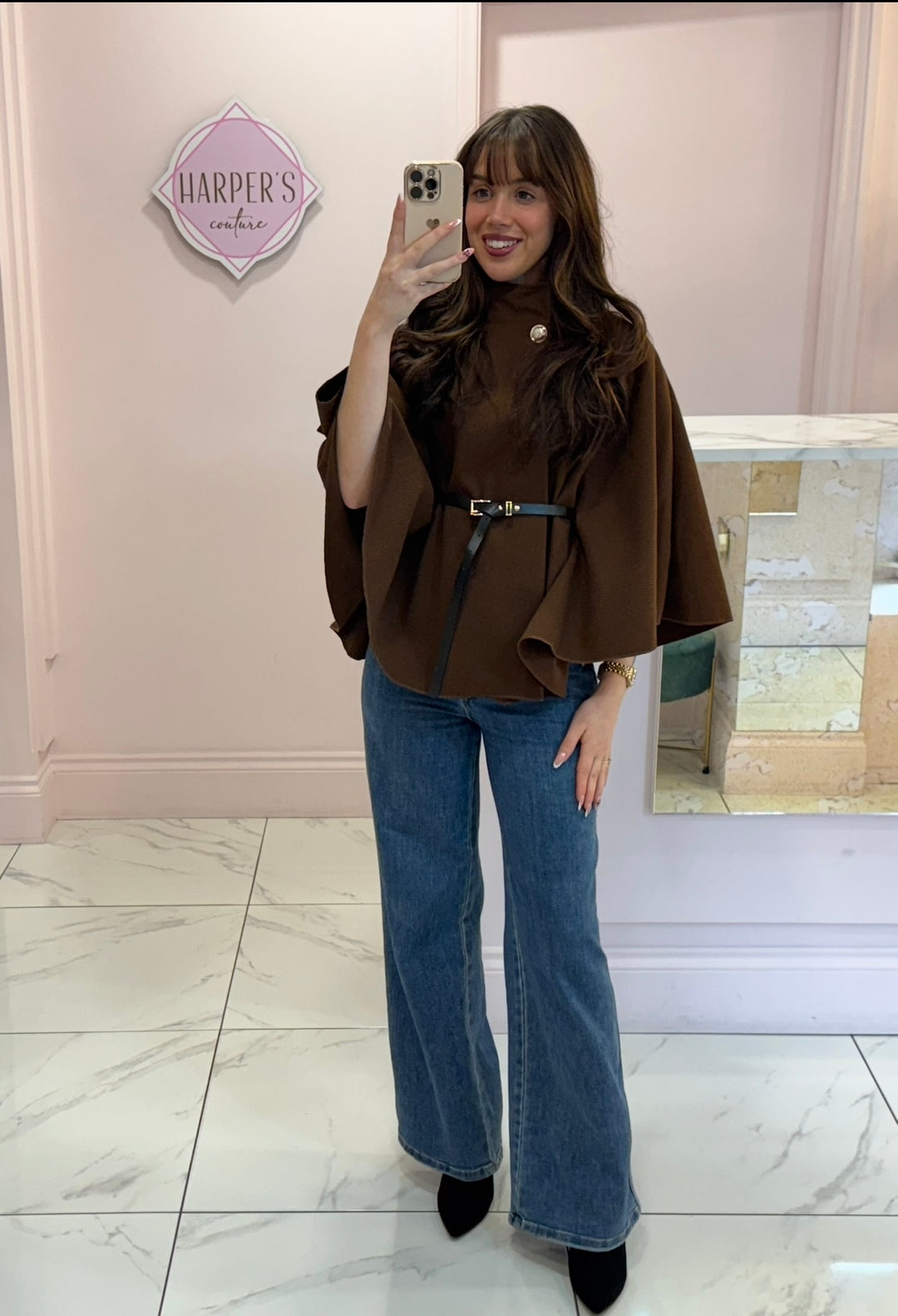 Nadine Stunning Belted Cape