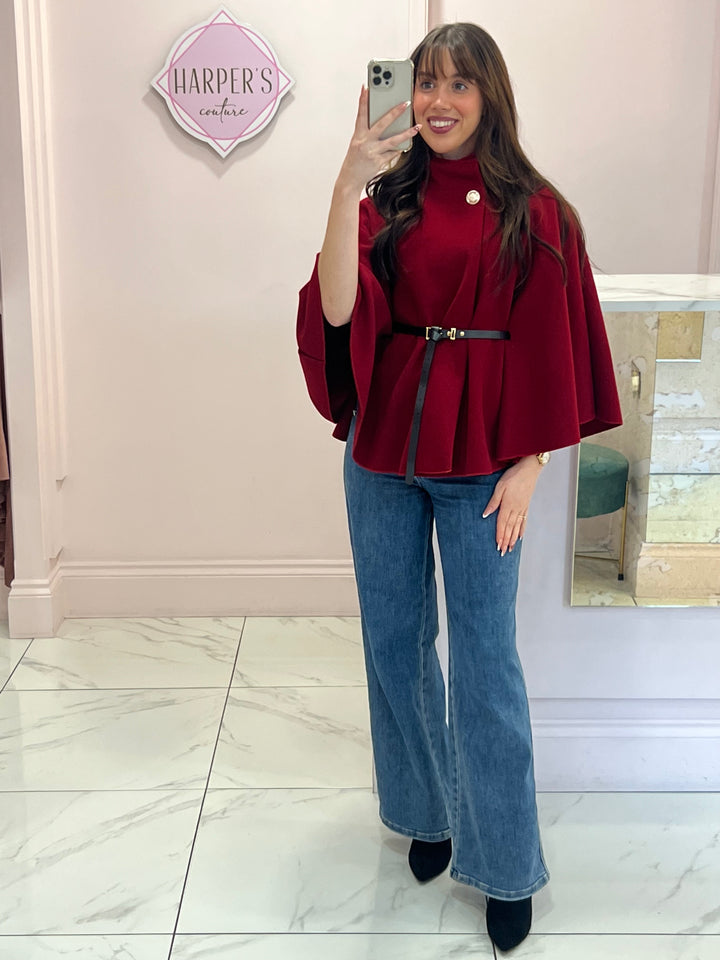 Nadine Stunning Belted Cape