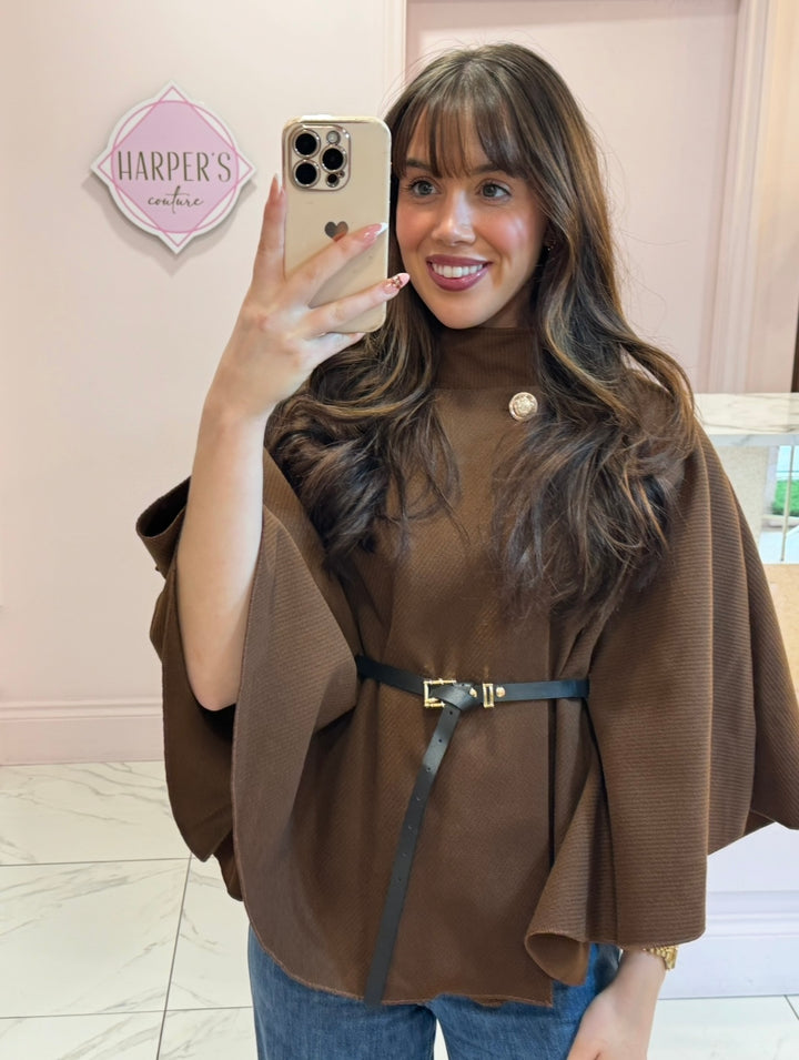 Nadine Stunning Belted Cape