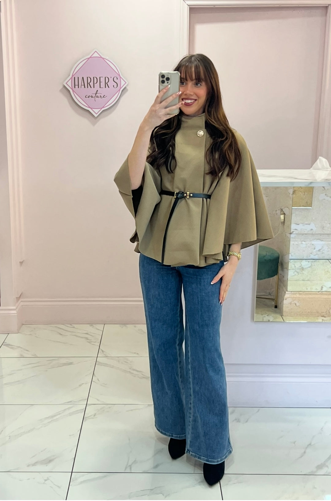 Nadine Stunning Belted Cape