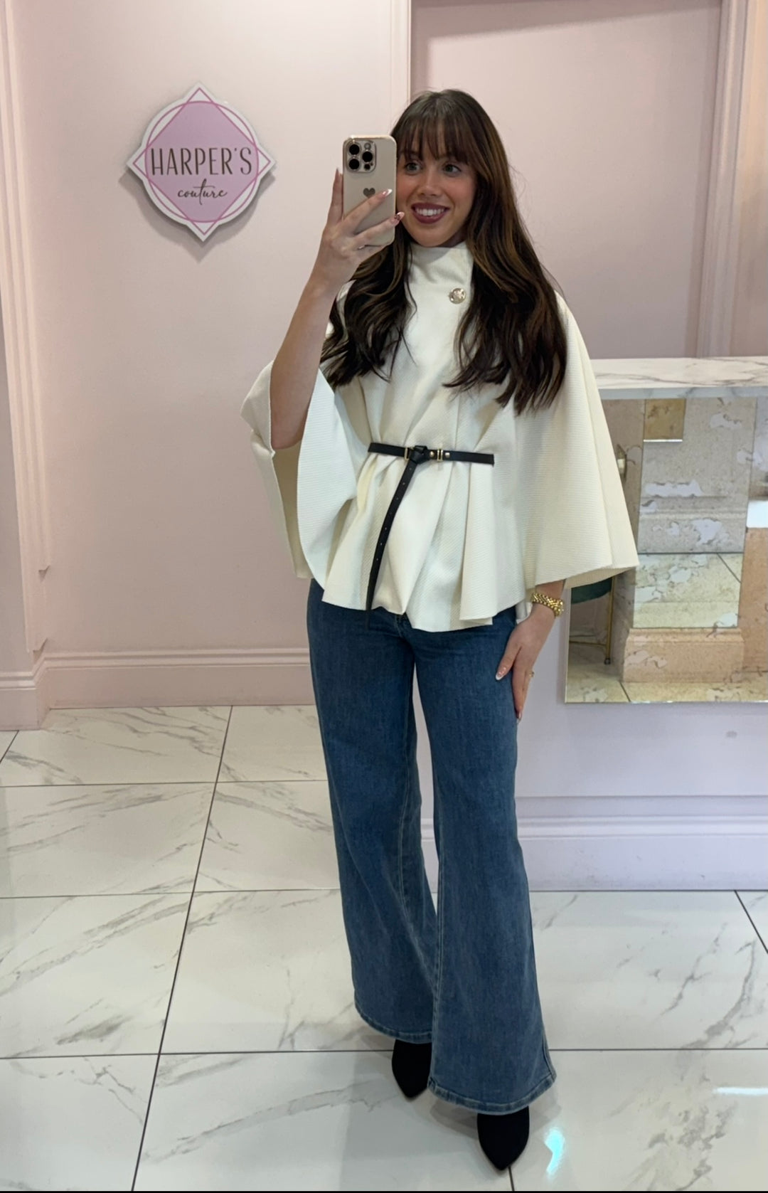 Nadine Stunning Belted Cape