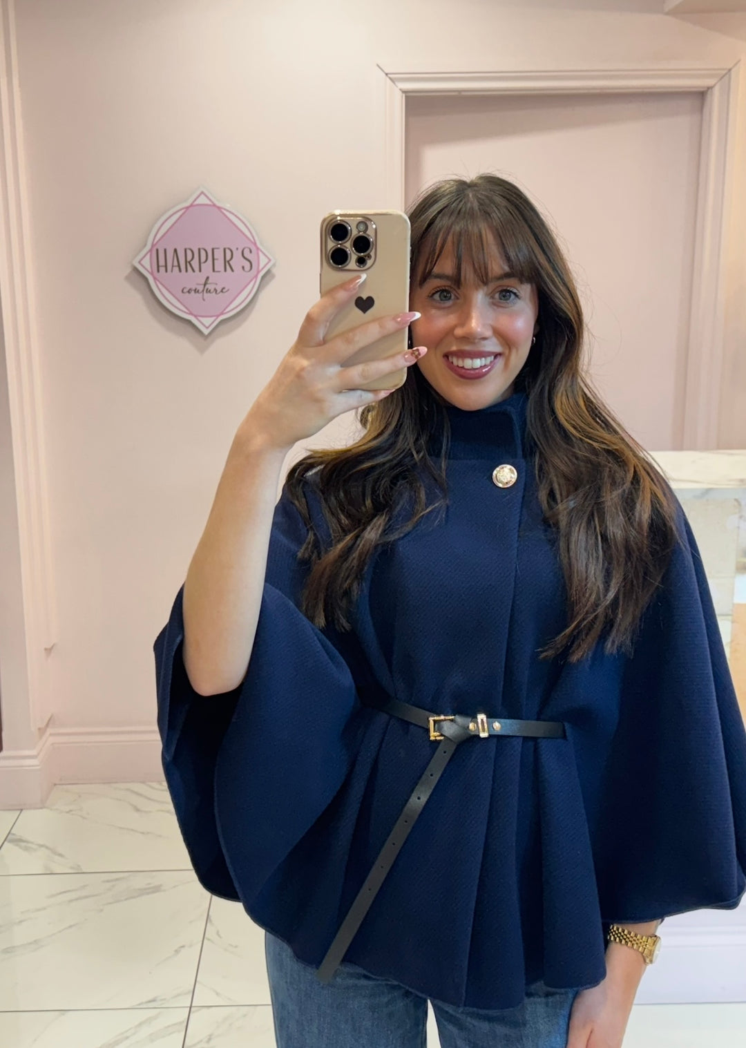 Nadine Stunning Belted Cape