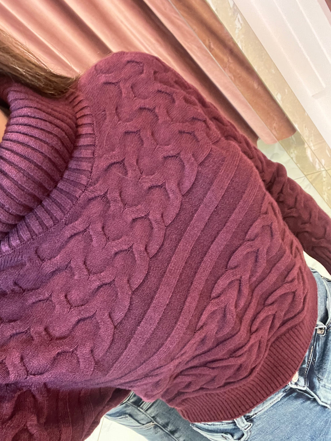 Jenner Super Soft Roll Neck Knit Sweater/Jumper