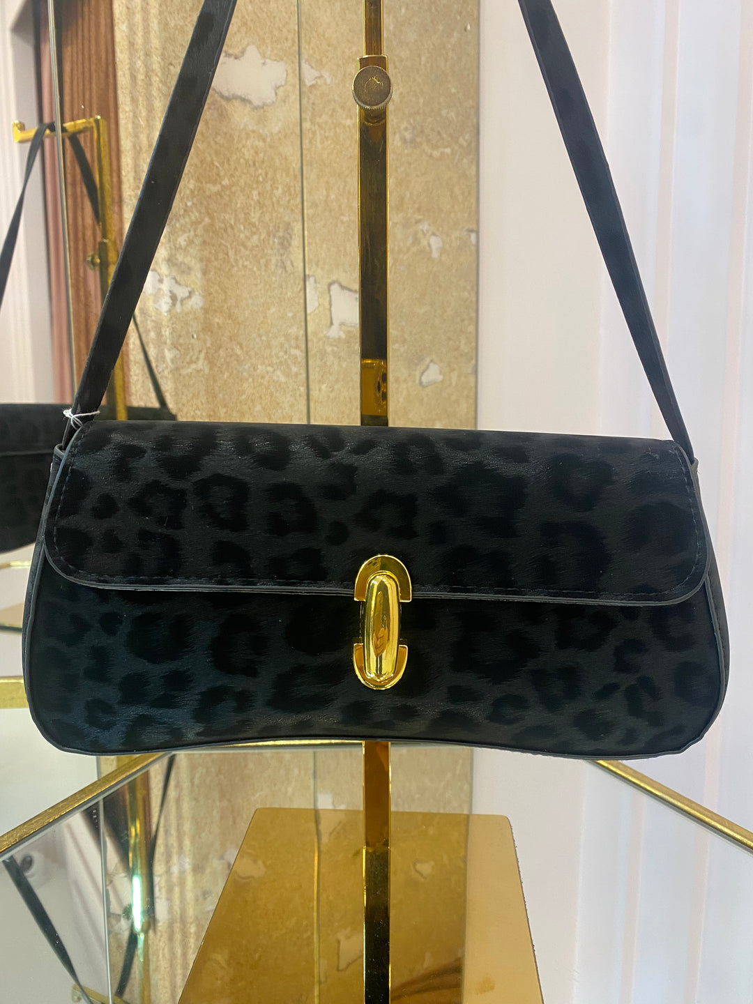 Pippa Patent Shoulder Bag