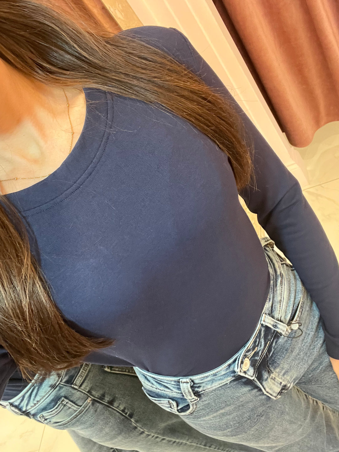 Trixie Round Neck Long Sleeve Top