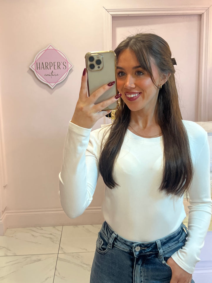 Trixie Round Neck Long Sleeve Top