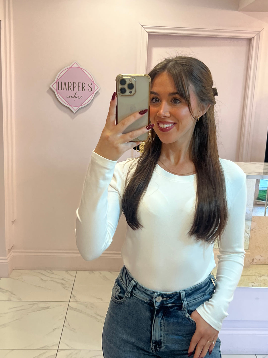 Trixie Round Neck Long Sleeve Top