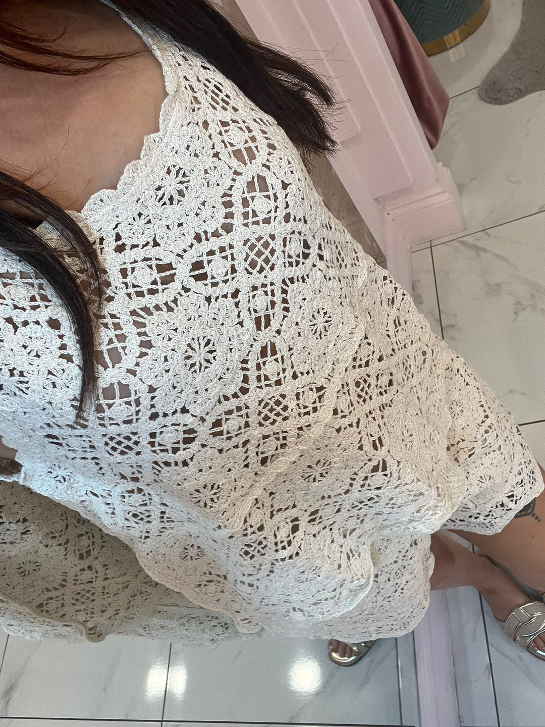 Zita Crochet Top & Shorts Co Ord Set