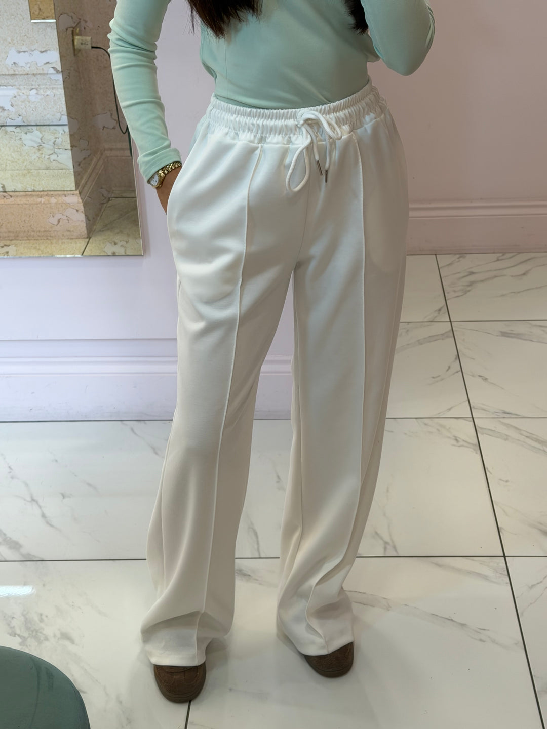 Alex Super Soft Seam Front Trousers