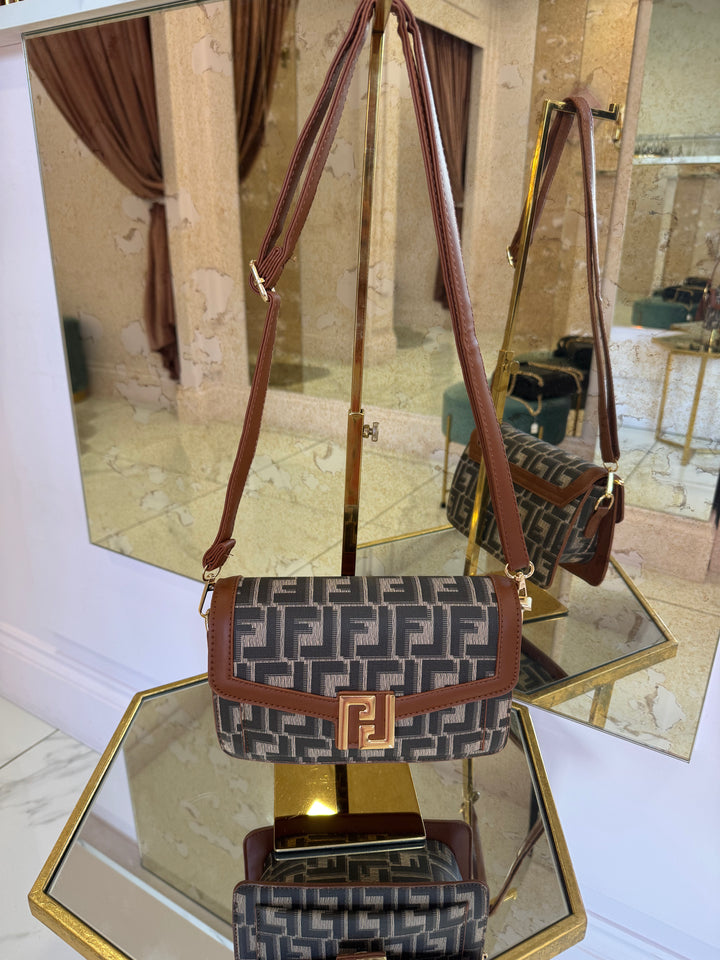 Fiona Faux Leather Bag With Detachable Strap
