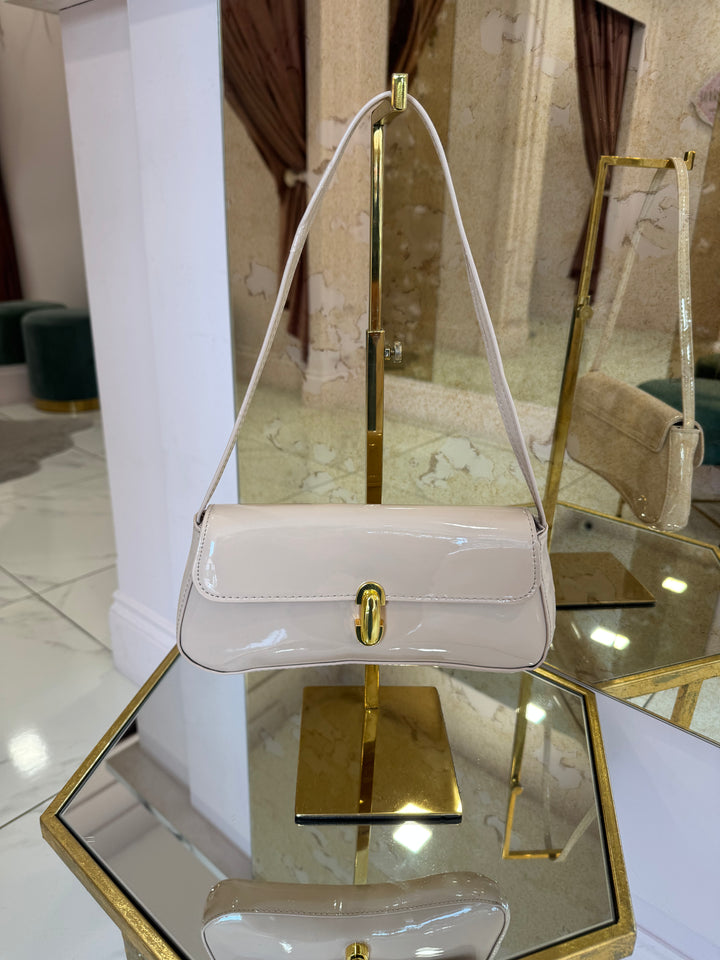 Pippa Patent Shoulder Bag