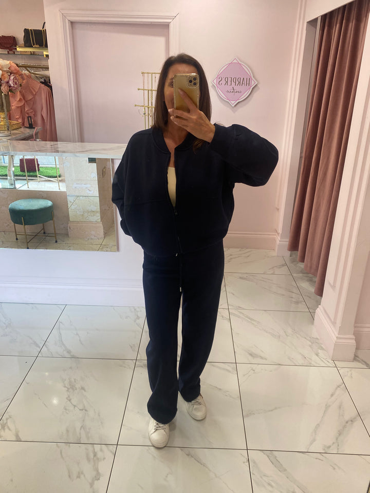 Milan Bomber Jacket & Trouser Lounge Set