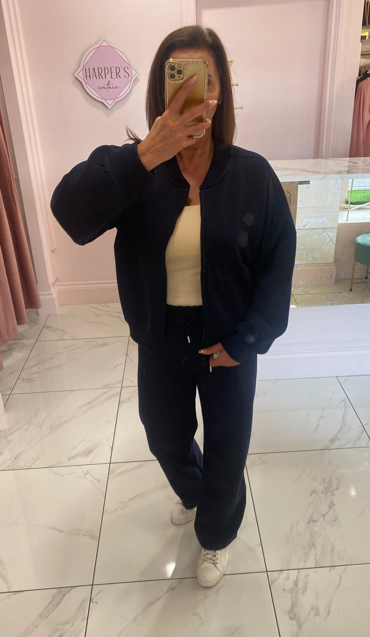 Milan Bomber Jacket & Trouser Lounge Set