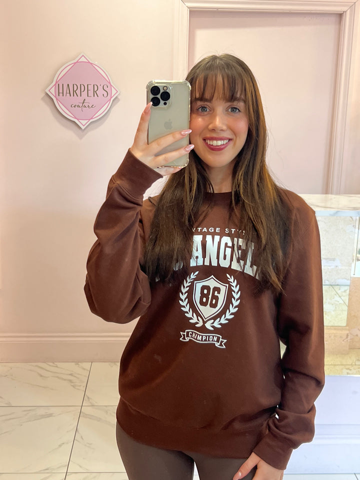 Los Angeles Chocolate Sweater/Jumper