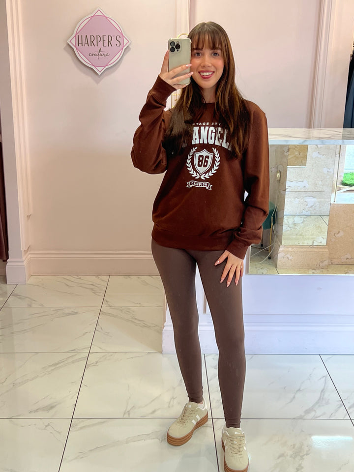 Los Angeles Chocolate Sweater/Jumper