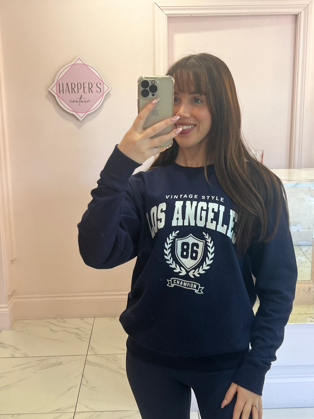 Los Angeles Navy Sweater/Jumper