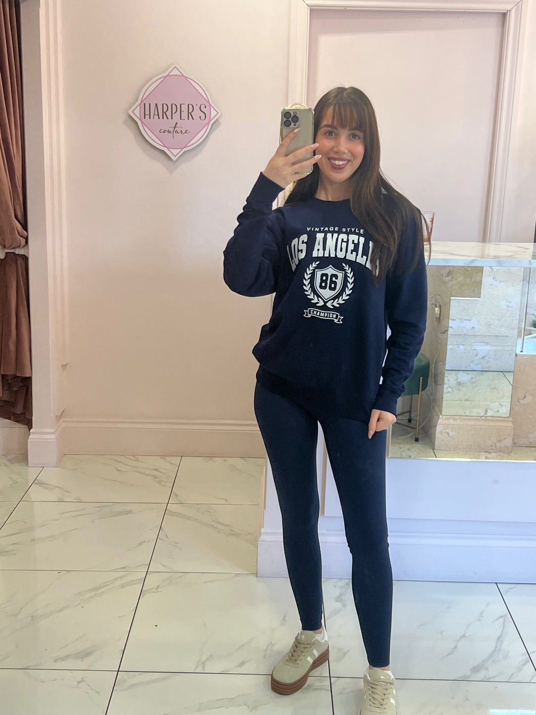 Los Angeles Navy Sweater/Jumper