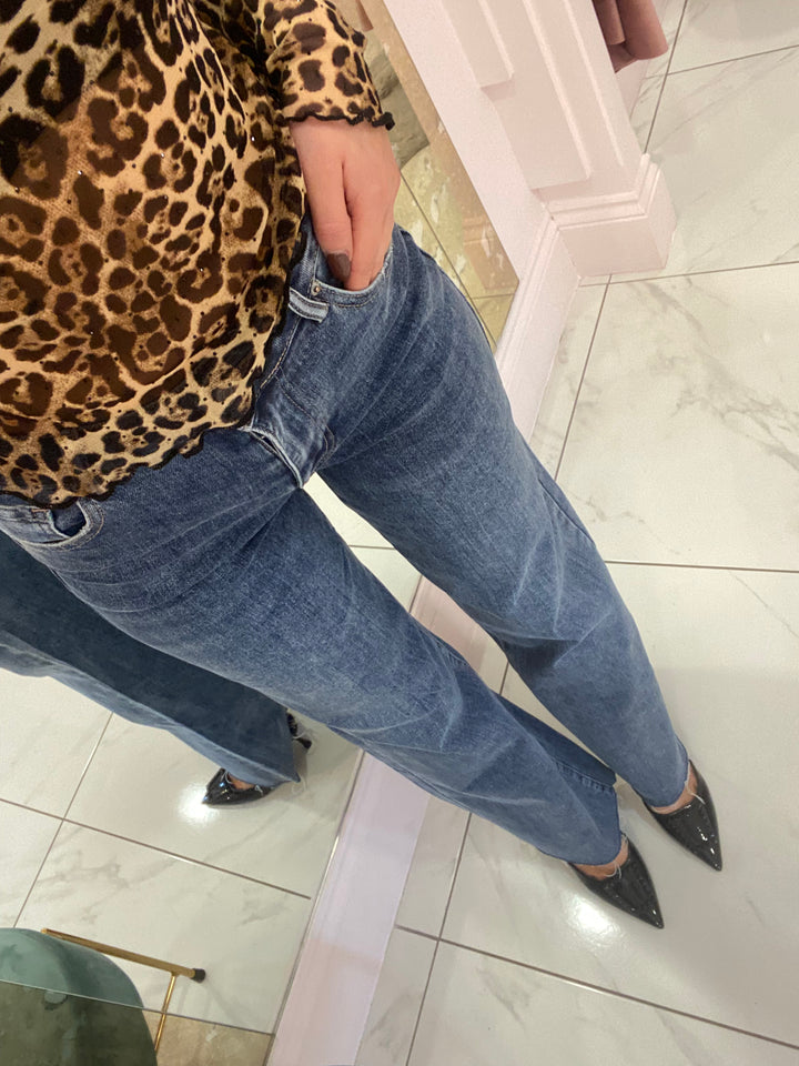 Kelly Dad Fit Stretch Jeans