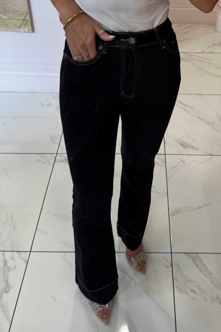 Nicola Indigo Skinny Flare Jeans