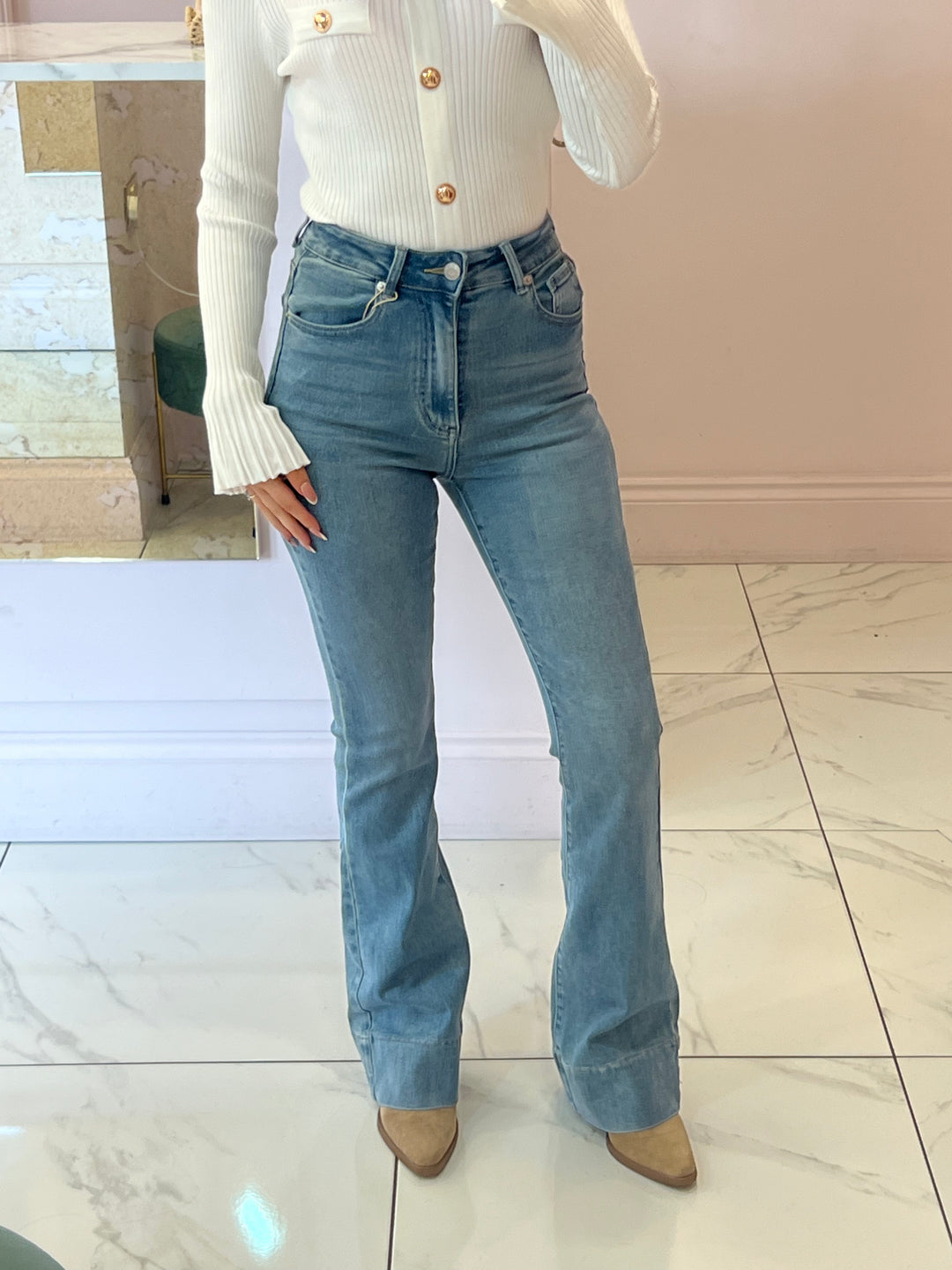 Verity Skinny Flare Jeans