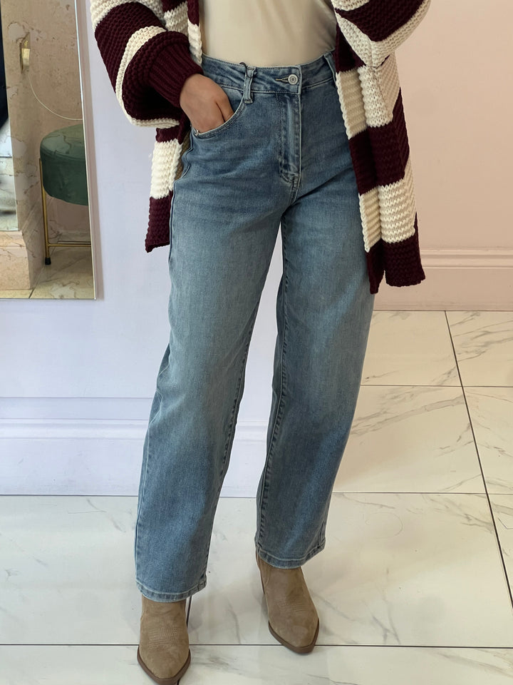 Jessie Loose Mom Fit Stretch Jeans